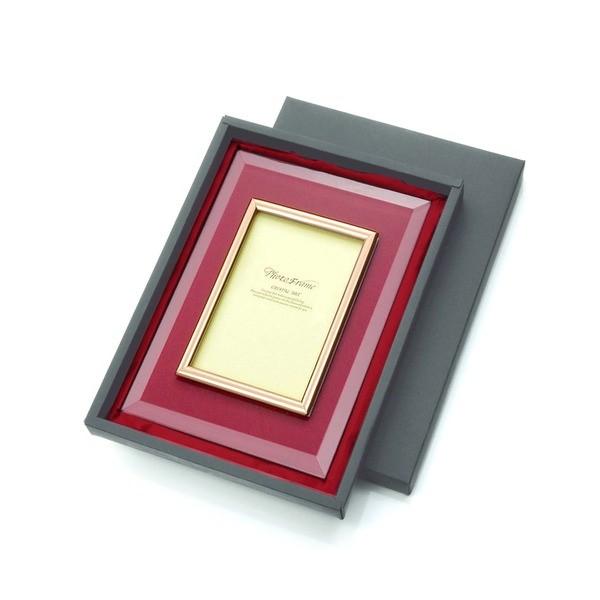 高級クリスタルフォトフレームD×/写真立て 〔2L版対応〕 180mm×130mm