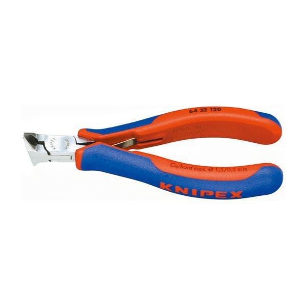 KNIPEX（クニペックス）6432-120 エレクトロニクスエンドカッティングニッパー 代引不可