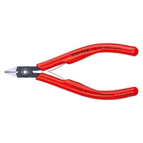 KNIPEX（クニペックス）7522-125 エレクトロニクスニッパー （#7521-125） 代引不可