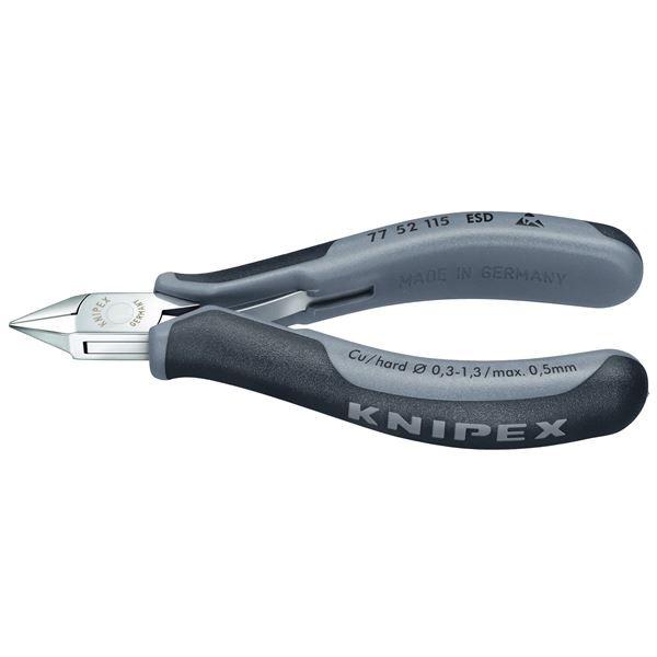 KNIPEX（クニペックス）7752-115ESD エレクトロニクスニッパー 代引不可