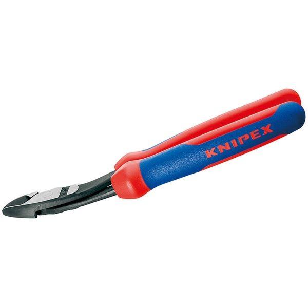 KNIPEX（クニペックス）7422-250 強力型斜ニッパー（ベントタイプ） 代引不可