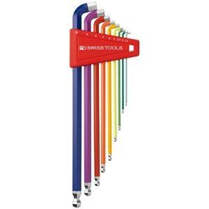 PB SWISS TOOLS 2212LH-10RB レインボーショートヘッド六角セット