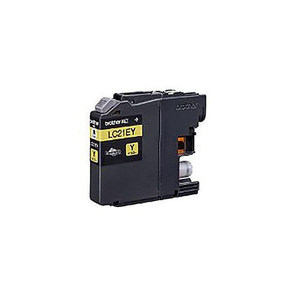 (業務用5セット) 〔純正品〕 BROTHER ブラザー インクカートリッジ 〔LC21EY イエロー〕 代引不可
