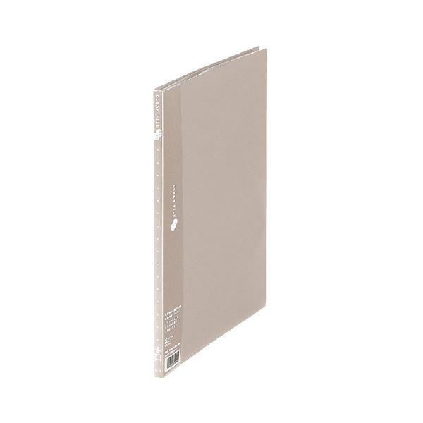 （業務用10セット） プラス クリアーファイル10P FC-121EL A4S 灰 10冊 代引不可