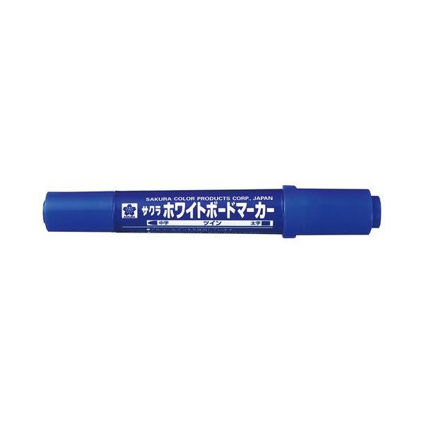 （業務用10セット） サクラクレパス ホワイトボードマーカーツイン WBK-T青10本 代引不可