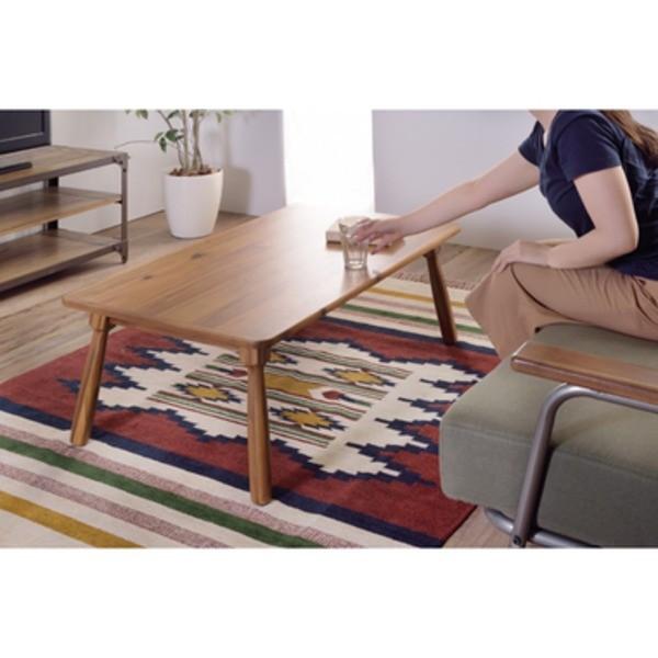 天然木こたつテーブル/ローテーブル 本体 〔長方形 105cm×60cm〕 木製 代引不可の画像