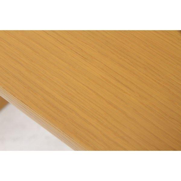 木目調 フォールディングテーブル/折りたたみテーブル 単品 〔ナチュラル〕 幅70cm 『ミラン』 代引不可