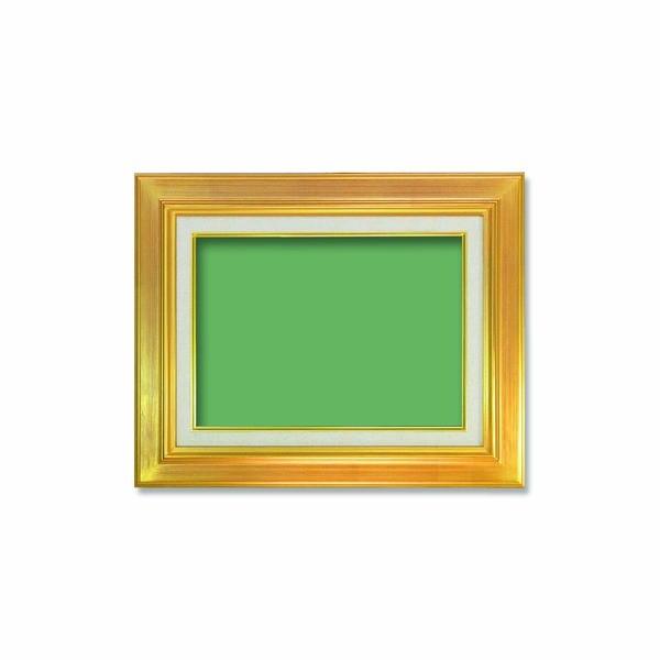 〔油額〕油絵額・キャンバス額・金の油絵額・銀の油絵額 油絵額 F4号（333×242mm）「ゴールド」 代引不可