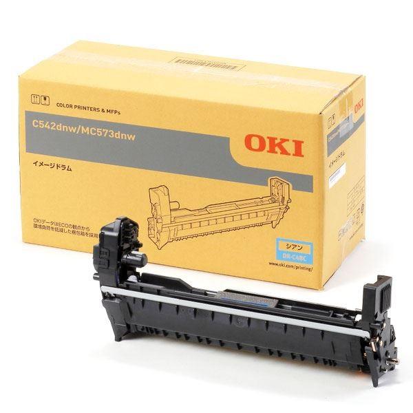 〔純正品〕OKI 沖電気 イメージドラム〔DR-C4BC シアン〕 代引不可