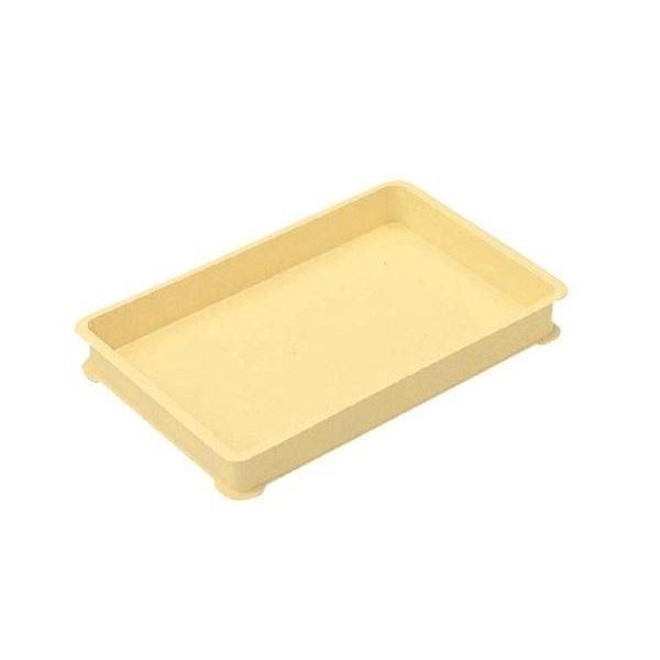〔10個セット〕 パンコンテナー/食品用コンテナー 〔L-17〕 アイボリー 清掃簡単 代引不可