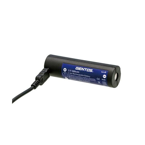 （まとめ） GENTOS GF-016RG用専用充電池 GA-09 〔×3セット〕 代引不可