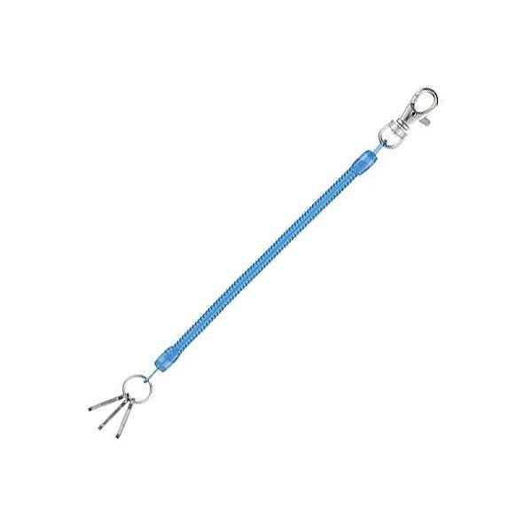（まとめ） レイメイ藤井 コイルキーチェーン14~50cm ブルー GLK253A 1個 〔×30セット〕 代引不可
