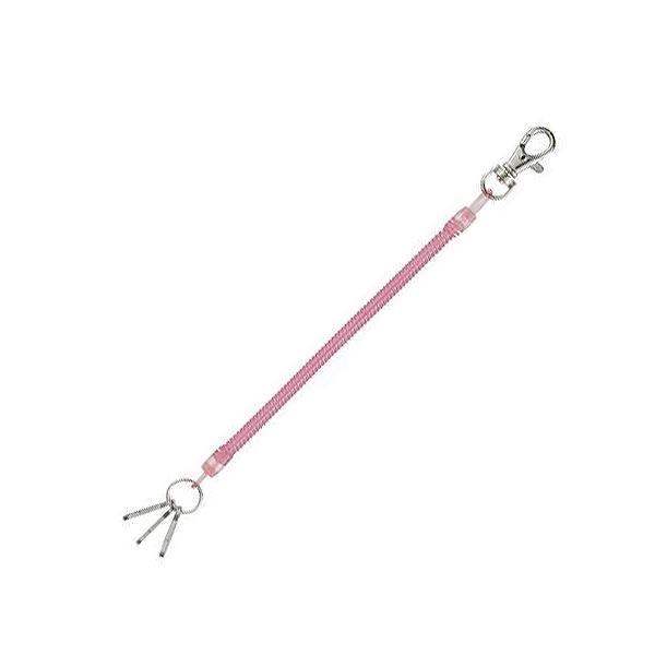 （まとめ） レイメイ藤井 コイルキーチェーン14~50cm ピンク GLK253P 1個 〔×30セット〕 代引不可