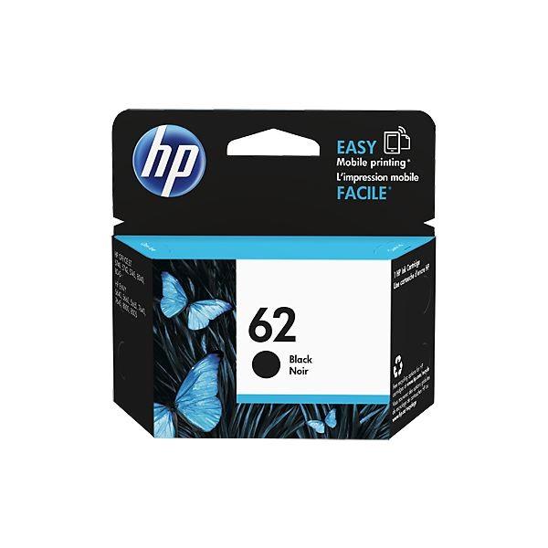 （まとめ）HP HP62 インクカートリッジ 黒C2P04AA 1個 〔×3セット〕 代引不可