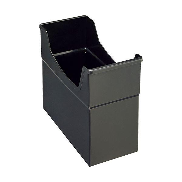 （まとめ）ライオン事務器 フリーボックス PP製A4ヨコ 背幅155mm ブラック FB-135P 1個 〔×10セット〕 代引不可