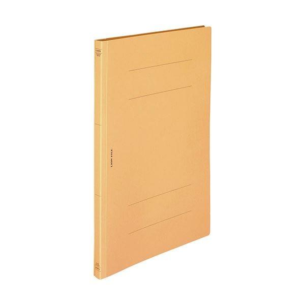 （まとめ）ライオン事務器 フラットファイル(環境)樹脂押え具 B4タテ 150枚収容 背幅18mm 黄 A-507KB4S 1セット(10冊) 〔×5セット〕 代引不可