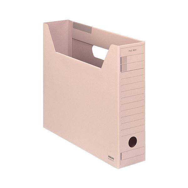 （まとめ）コクヨファイルボックス-FS(Fタイプ) A4ヨコ 背幅75mm ピンク A4-SFFN-P 1セット(5冊) 〔×3セット〕 代引不可