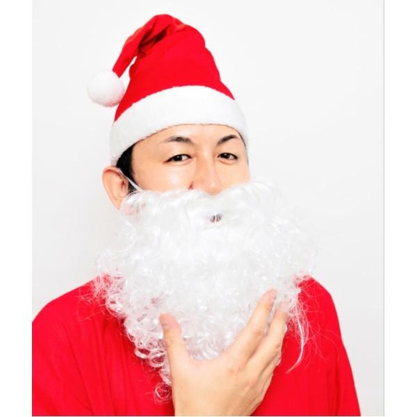 クリスマス コスプレ フェイスマスク サンタクロース ネックウォーマー