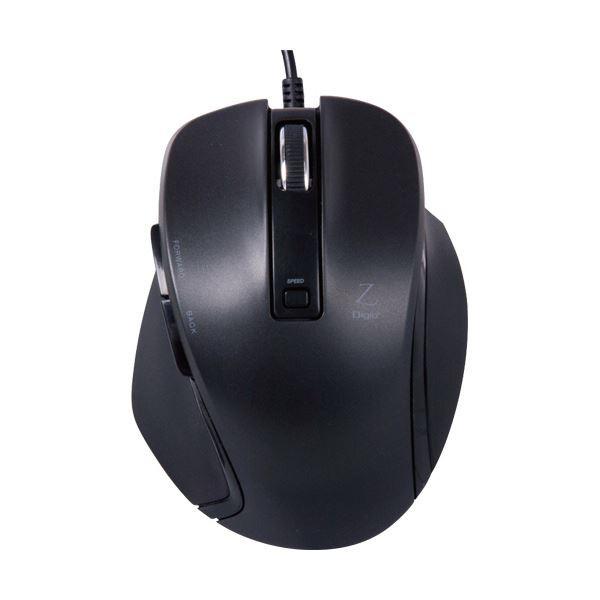 （まとめ）ナカバヤシ 小型有線5ボタンBlueLEDマウス ブラック MUS-UKF120BK 1個〔×3セット〕 代引不可
