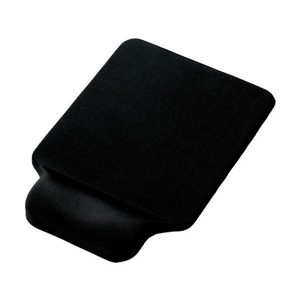 （まとめ）エレコム リストレスト付マウスパッドGEL ブラック MP-GELBK 1枚〔×5セット〕 代引不可_1