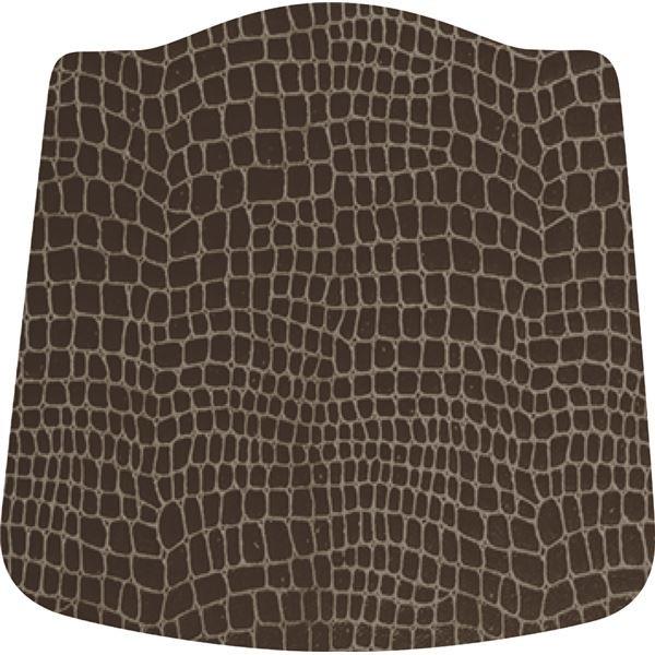 折りたたみ椅子 〔リザードブラック×ブラック＋ダークブラウン〕 幅34cm 日本製 スチールパイプ 『ロイドチェア ハイ』 代引不可_4