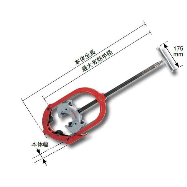 RIDGID（リジッド） 74227 424-CI ヒンジドパイプカッター 代引不可