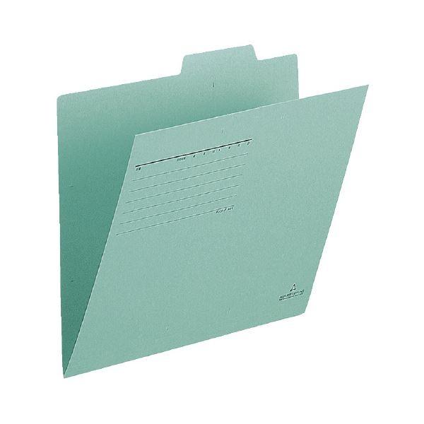 (まとめ）プラス 個別フォルダー FL-001IF A4E 緑 10枚〔×10セット〕 代引不可