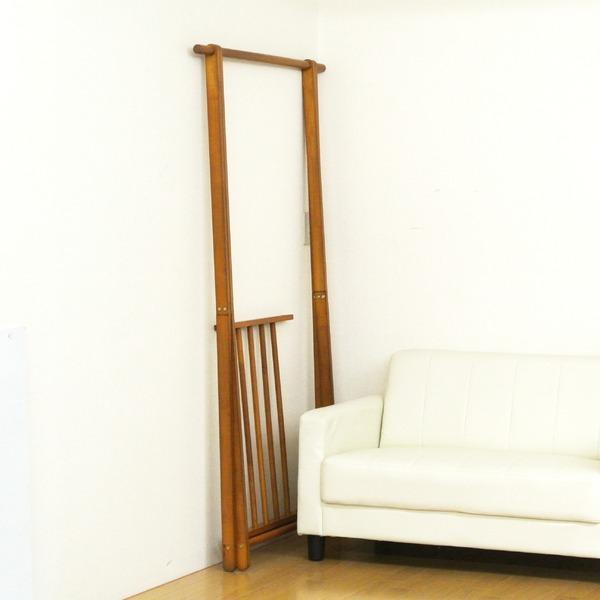 木製ハンガー(ブナ材)湾曲型 木地〔ストエキオリジナル〕 幅38cm