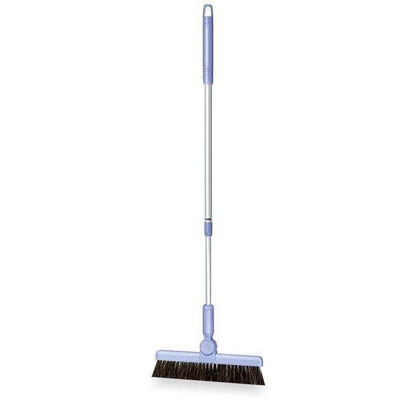 (まとめ) ほうき/掃除用品 〔伸縮柄 アクアブルー 26cm〕 最長：約102cm BM-2ホーキ26 〔業務用 施設 店舗〕 〔×5セット〕 代引不可