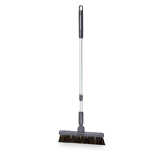 (まとめ) ほうき/掃除用品 〔伸縮柄 グレー 26cm〕 最長：約102cm BM-2ホーキ26 〔業務用 施設 店舗〕 〔×5セット〕 代引不可