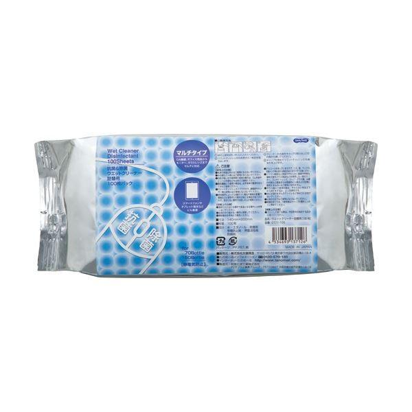 (まとめ）TANOSEE OAクリーナーウェットティッシュ 詰替用 1セット(2000枚:100枚×20個)〔×3セット〕 代引不可