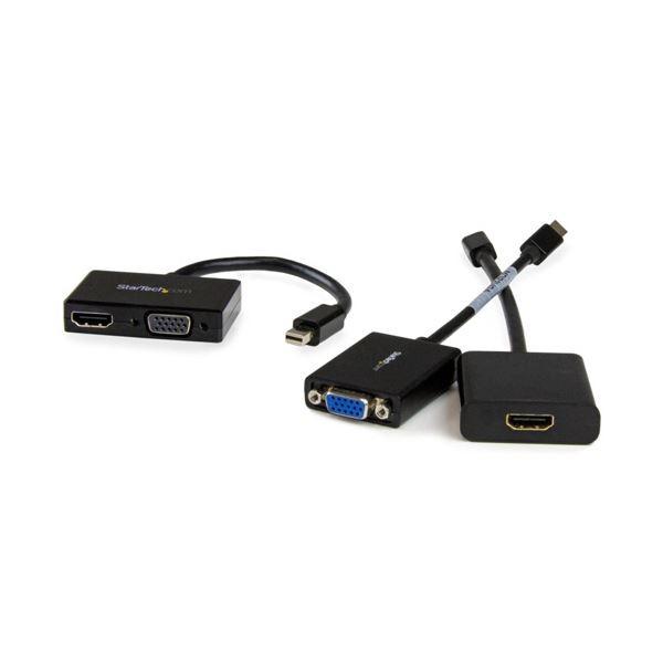MiniDisplayPort接続トラベルA/Vアダプタ MDP2HDVGA 【ユニバーサル】 1台〔×3セット〕 代引不可