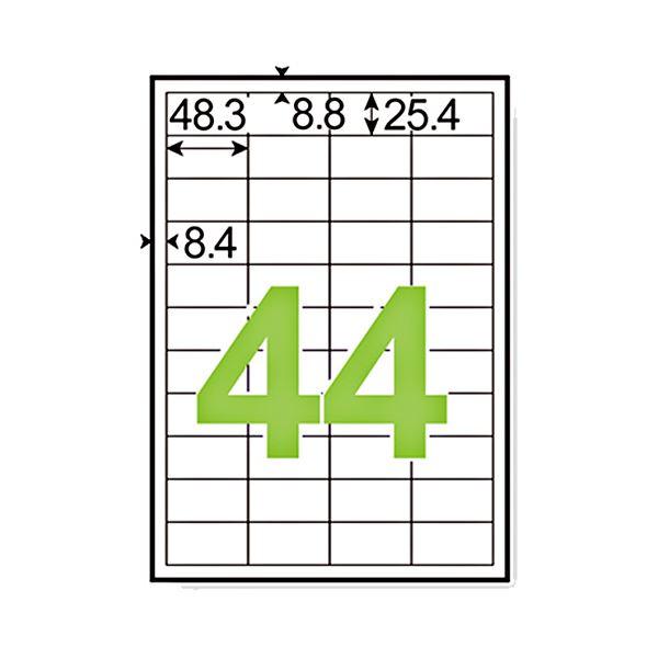 (まとめ）プラス いつものラベル整理・バーコード用ラベル A4 4×11片付 44面 25.4×48.3mm 四辺余白付 ME-514S1箱(500シート)〔×3セット〕 代引不可
