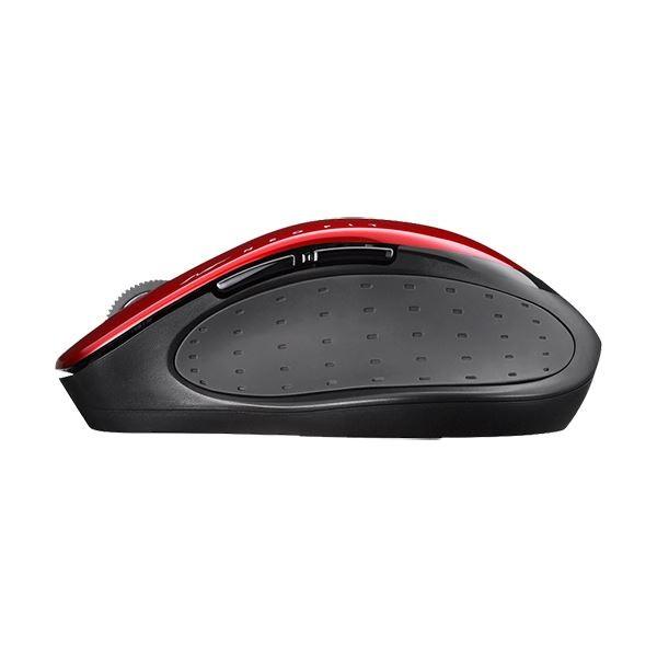 (まとめ) バッファロー 無線 BlueLED5ボタン ネオフィットマウス Mサイズ レッド BSMBW510MRD 1個 〔×5セット〕 代引不可