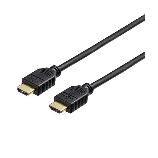 (まとめ) バッファロー イーサネット対応 HIGHSPEED HDMIケーブル ベーシックモデル ブラック 5.0m BSHD2N50BK 1本 〔×5セット〕 代引不可