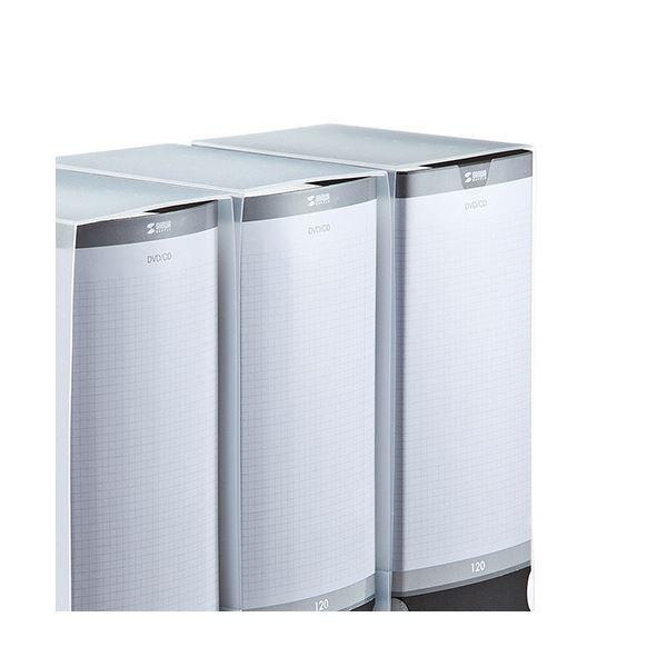 (まとめ) サンワサプライDVD・CDファイルケース 120枚収納 ブラック FCD-FL120BK 1個 〔×10セット〕 代引不可_2