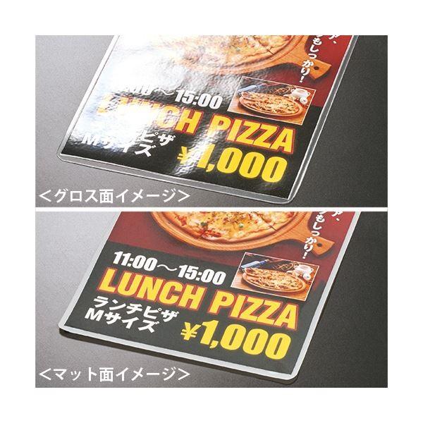 (まとめ) TANOSEE ラミネートフィルムマットタイプ(片面つや消し) A4 100μ 1パック(100枚) 〔×10セット〕 代引不可_1