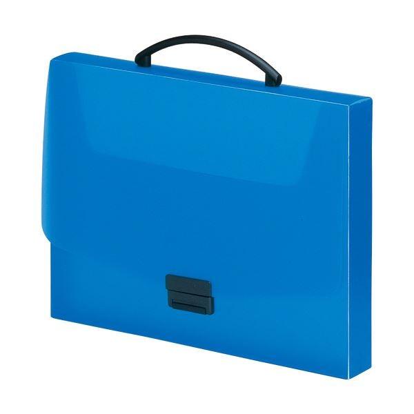 (まとめ) リヒトラブ AQUA DROPs バッグA4 青 A-5005-8 1個 〔×10セット〕 代引不可
