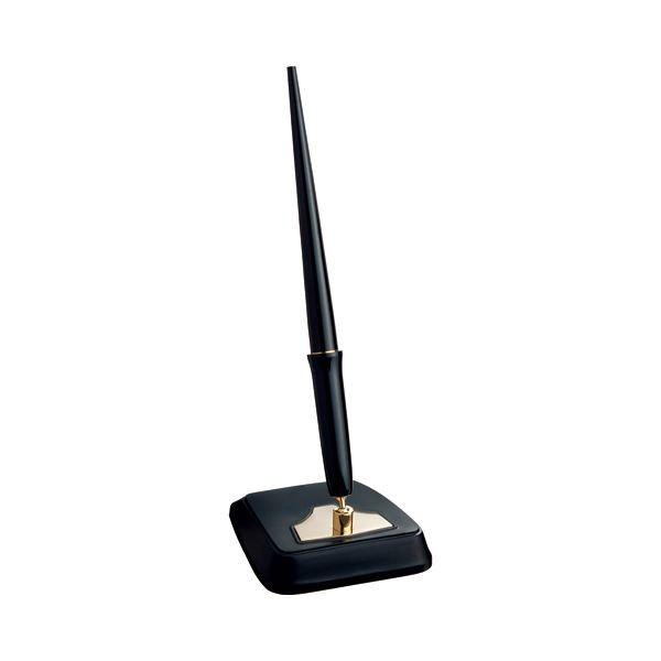 (まとめ) プラチナ デスクペンスタンド 1本立 黒 DPD-1200G 1個 〔×10セット〕 代引不可の画像