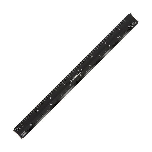 (まとめ) ステッドラー 三角スケール コピーダウン15cm マットブラック 561 7-15 1個 〔×10セット〕 代引不可