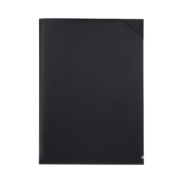 (まとめ) プロッシモ リサイクルレザー クリアジャケット A4 ブラック PRORCJA4BK 1冊 〔×10セット〕 代引不可