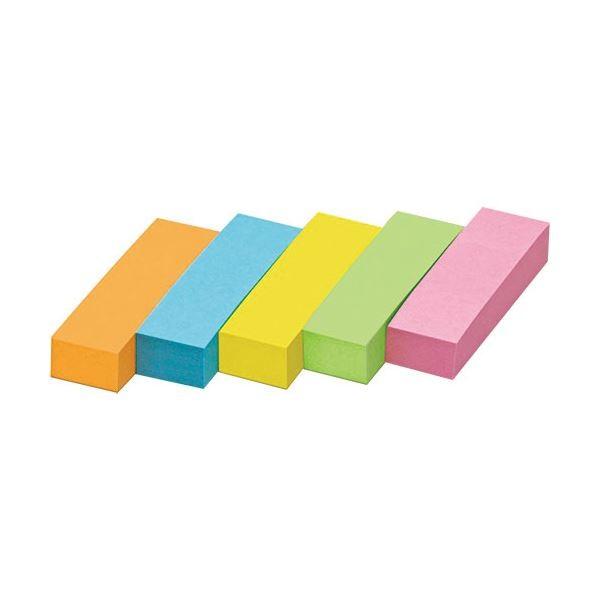(まとめ) 3M ポストイット エコノパック 強粘着見出し 50×15mm ネオンカラー5色 7001SS-NE 1パック（25冊） 〔×10セット〕 代引不可_1
