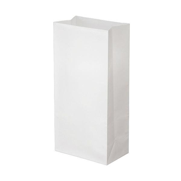 (まとめ) TANOSEE 角底袋 8号ヨコ155×タテ320×マチ幅95mm 晒 1パック（500枚） 〔×10セット〕 代引不可