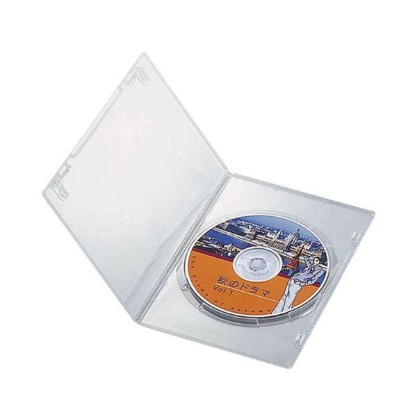 公式店舗 (まとめ) エレコム スリムDVDトールケース1枚収納 クリア CCD-DVDS03CR 1パック(10枚) 〔×30セット〕 代引不可