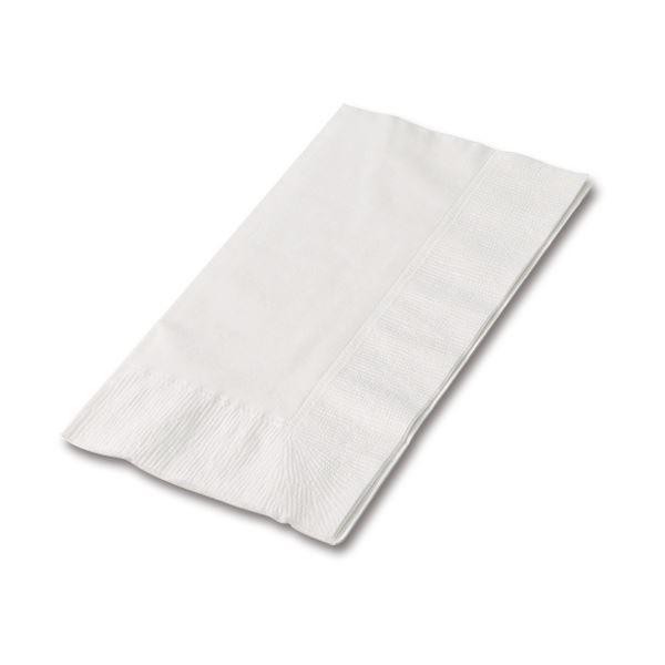(まとめ) カラーナプキン 2PLY 8つ折 白無地 2PLM-50 1パック(50枚) 〔×30セット〕 代引不可の画像