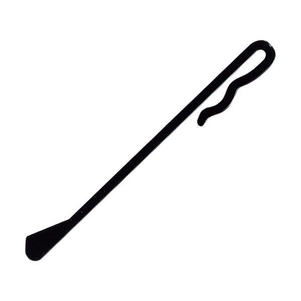 (まとめ) サンナップ クリップマドラー 95mm ブラック MDC-100BK 1パック(100本) 〔×30セット〕 代引不可