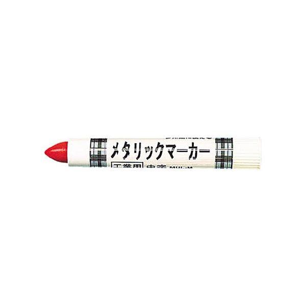 (まとめ) TRUSCO油性工業用メタリックマーカー（中字） 赤 MUL-M R 1本 〔×30セット〕 代引不可