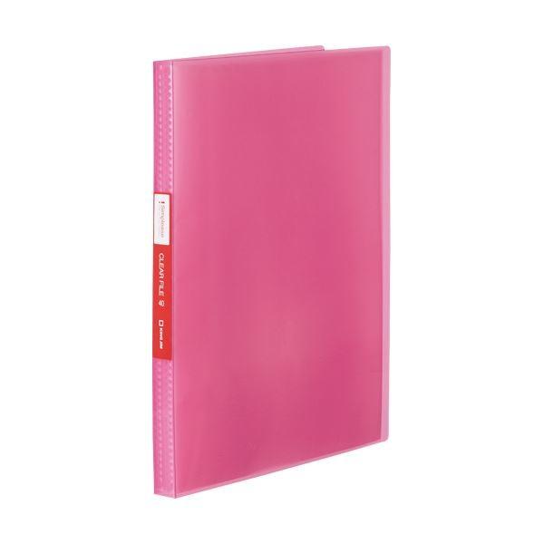 (まとめ) キングジム シンプリーズクリアーファイル(透明) A4タテ 40ポケット 背幅22mm ピンク TH184TSPWP 1冊 〔×30セット〕 代引不可