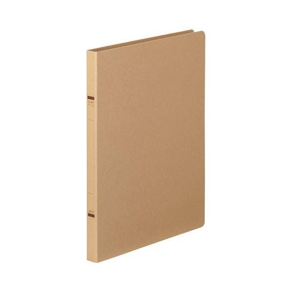 (まとめ) TANOSEE クランプファイル（紙表紙） A4タテ 100枚収容 背幅18mm クラフト 1冊 〔×30セット〕 代引不可