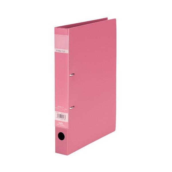 (まとめ) セキセイ ロックリングファイル A4タテ2穴 220枚収容 背幅37mm ピンク F-522-21 1冊 〔×30セット〕 代引不可